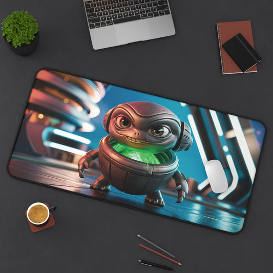 Cute Alien Robot- Desk Mat