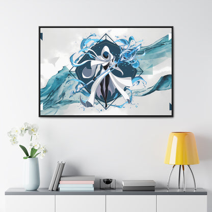 Ethereal Sentinel of the Tides - Gallery Canvas Wraps, Horizontal Frame