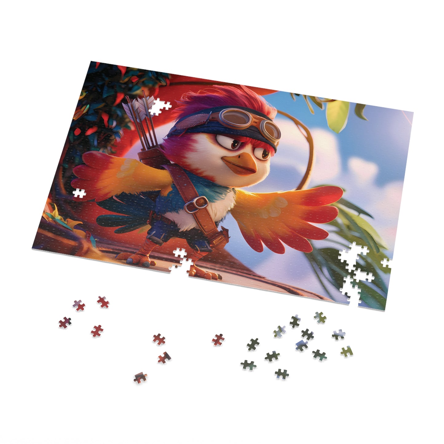 Cute hunting Bird - Jigsaw Puzzle (30, 110, 252, 500,1000-Piece)