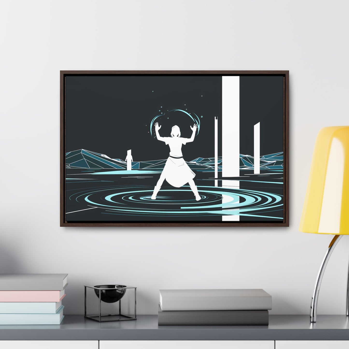 Resonance of the Void - Gallery Canvas Wraps, Horizontal Frame