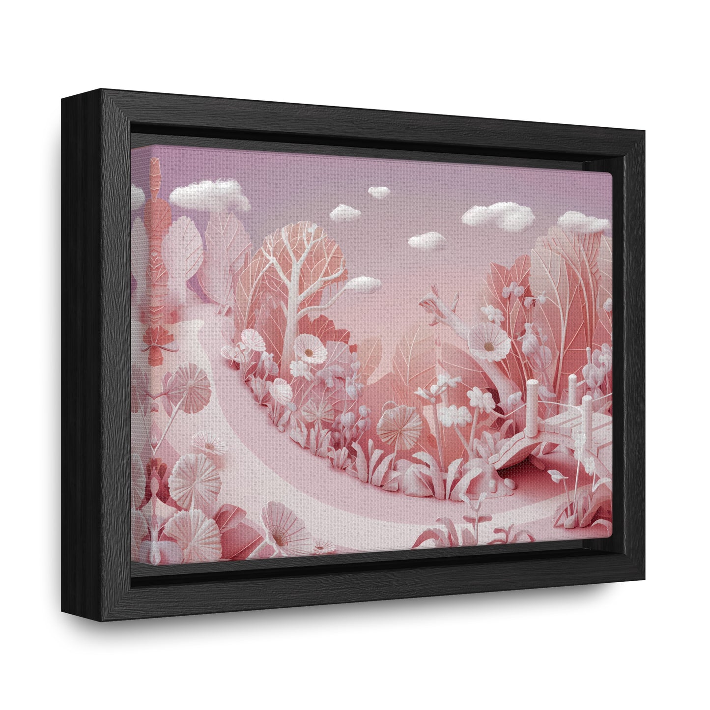 Whimsical Dawn Garden - Gallery Canvas Wraps, Horizontal Frame