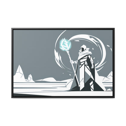 Mage of the Frozen Wastes - Gallery Canvas Wraps, Horizontal Frame