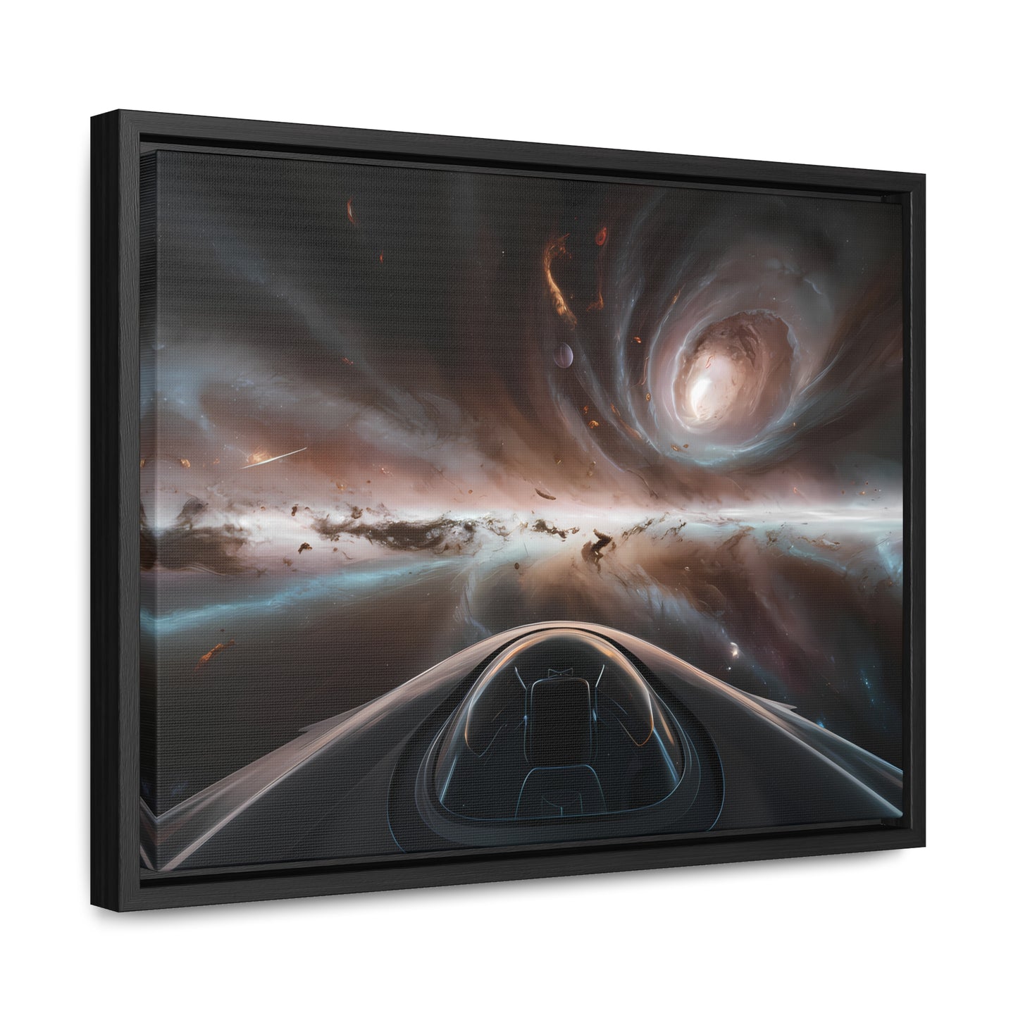 Journey Through the Celestial Abyss - Gallery Canvas Wraps, Horizontal Frame