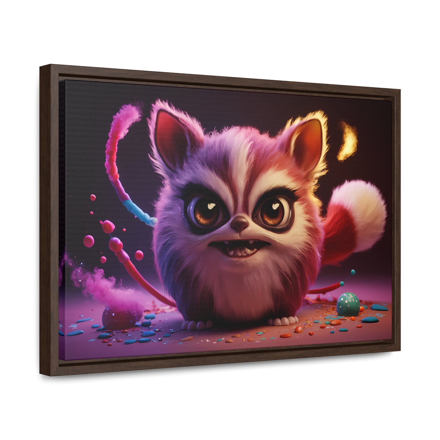 Cosmic Candy Critter - Gallery Canvas Wraps, Horizontal Frame