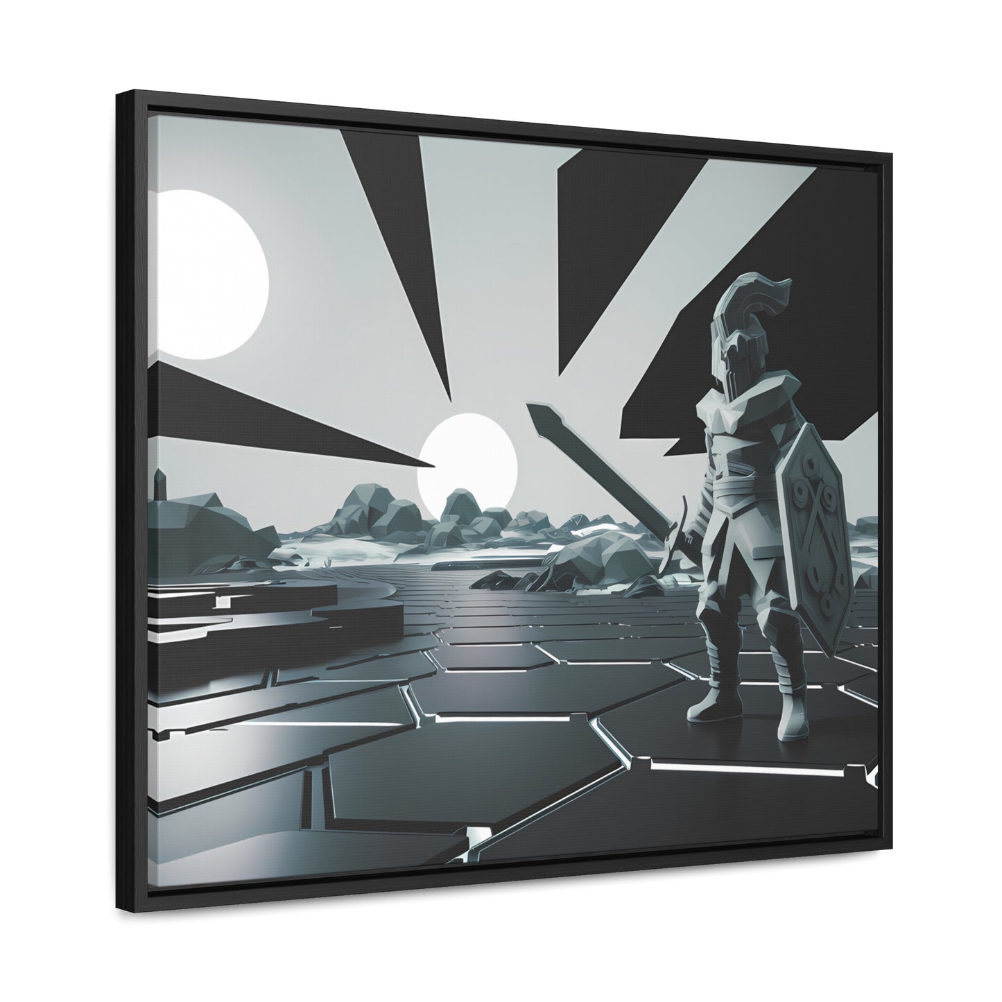 Guardian of the Twin Suns - Gallery Canvas Wraps, Horizontal Frame