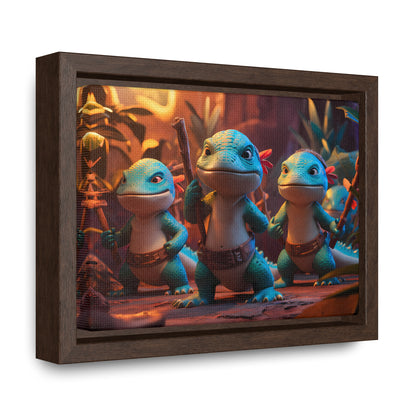 Guardians of the Jungle Tribe - Gallery Canvas Wraps, Horizontal Frame