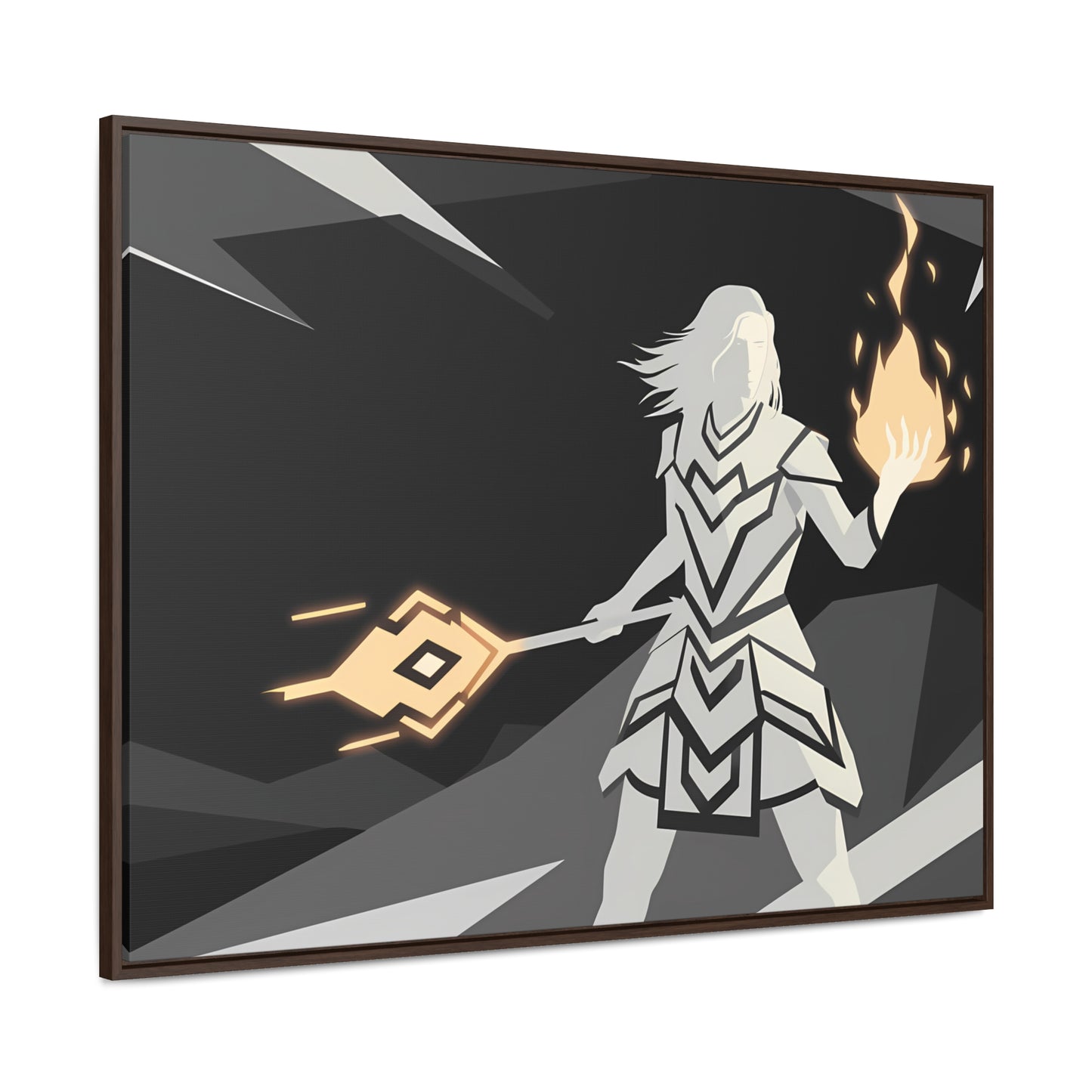 Ethereal Flamebearer - Gallery Canvas Wraps, Horizontal Frame