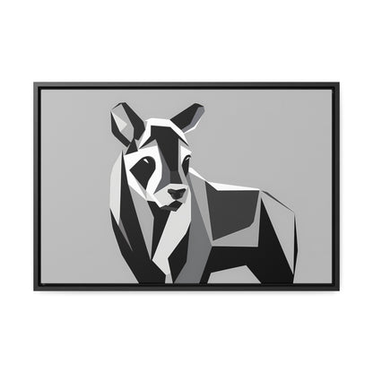 Monochrome Geometry - Gallery Canvas Wraps, Horizontal Frame