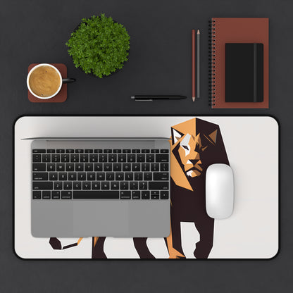 Geometric Lion - Desk Mat