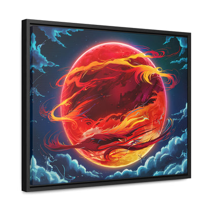 Eclipse of the Eternal Phoenix - Gallery Canvas Wraps, Horizontal Frame