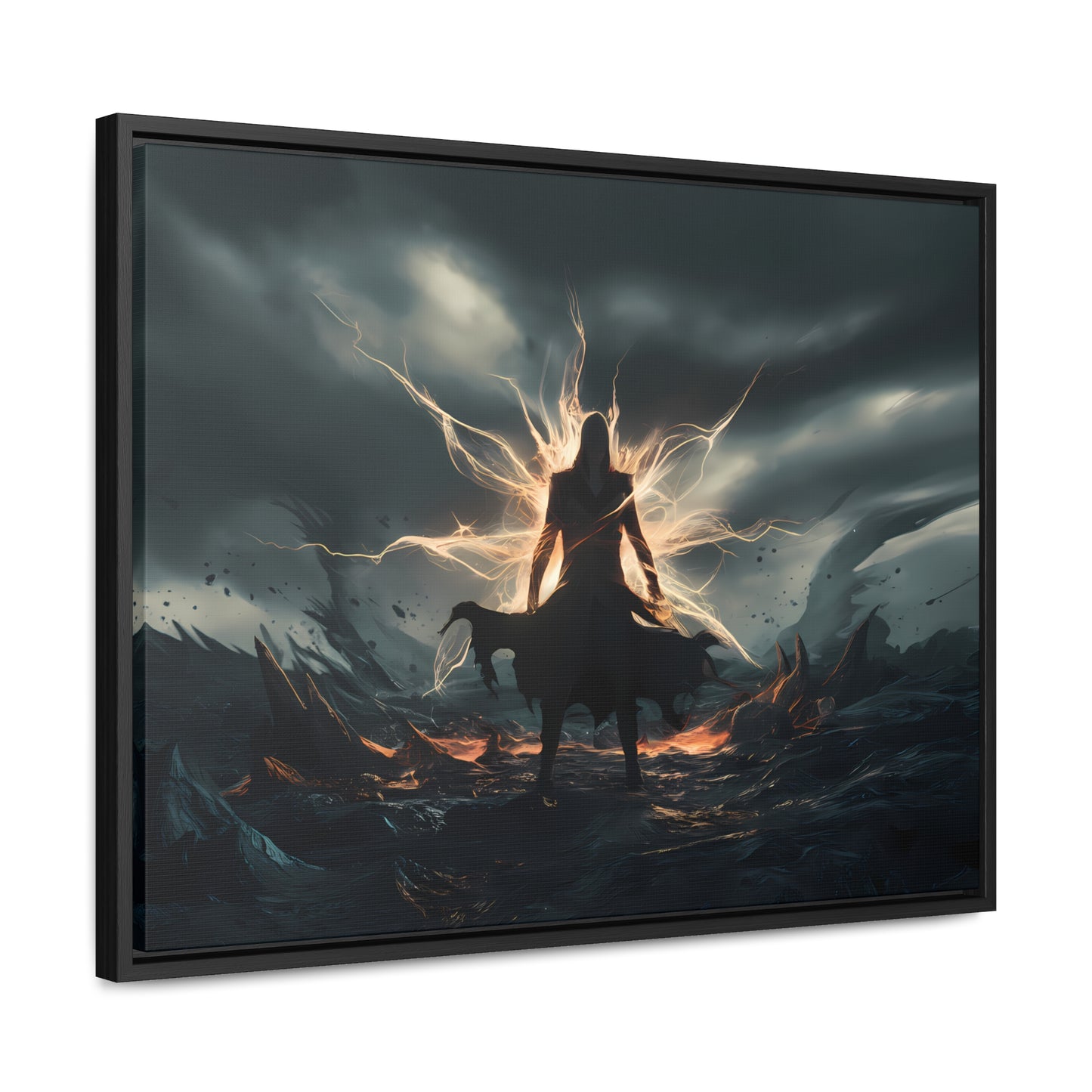 Eclipse of the Dark Conqueror - Gallery Canvas Wraps, Horizontal Frame