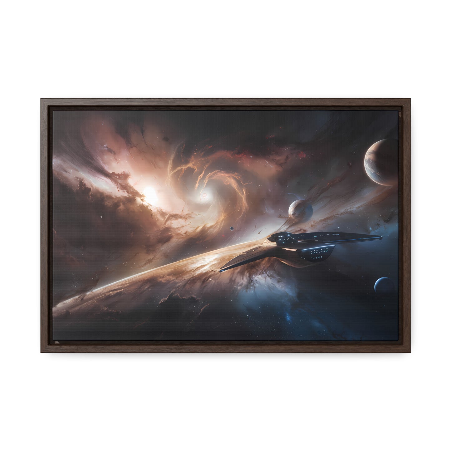 Voyage Through the Maelstrom of Stars - Gallery Canvas Wraps, Horizontal Frame