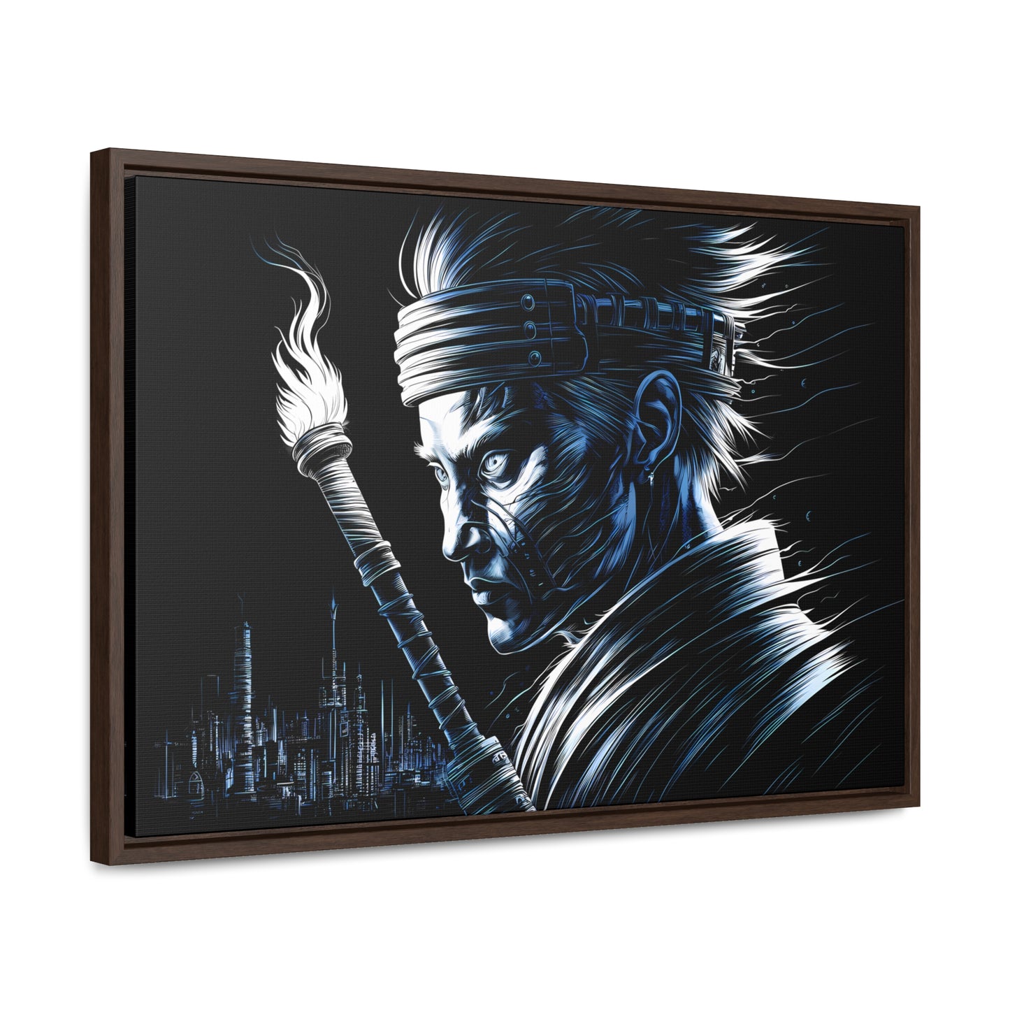 Shadow of the Eternal Flame - Gallery Canvas Wraps, Horizontal Frame