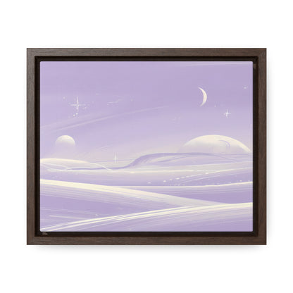 Ethereal Moonscape - Gallery Canvas Wraps, Horizontal Frame