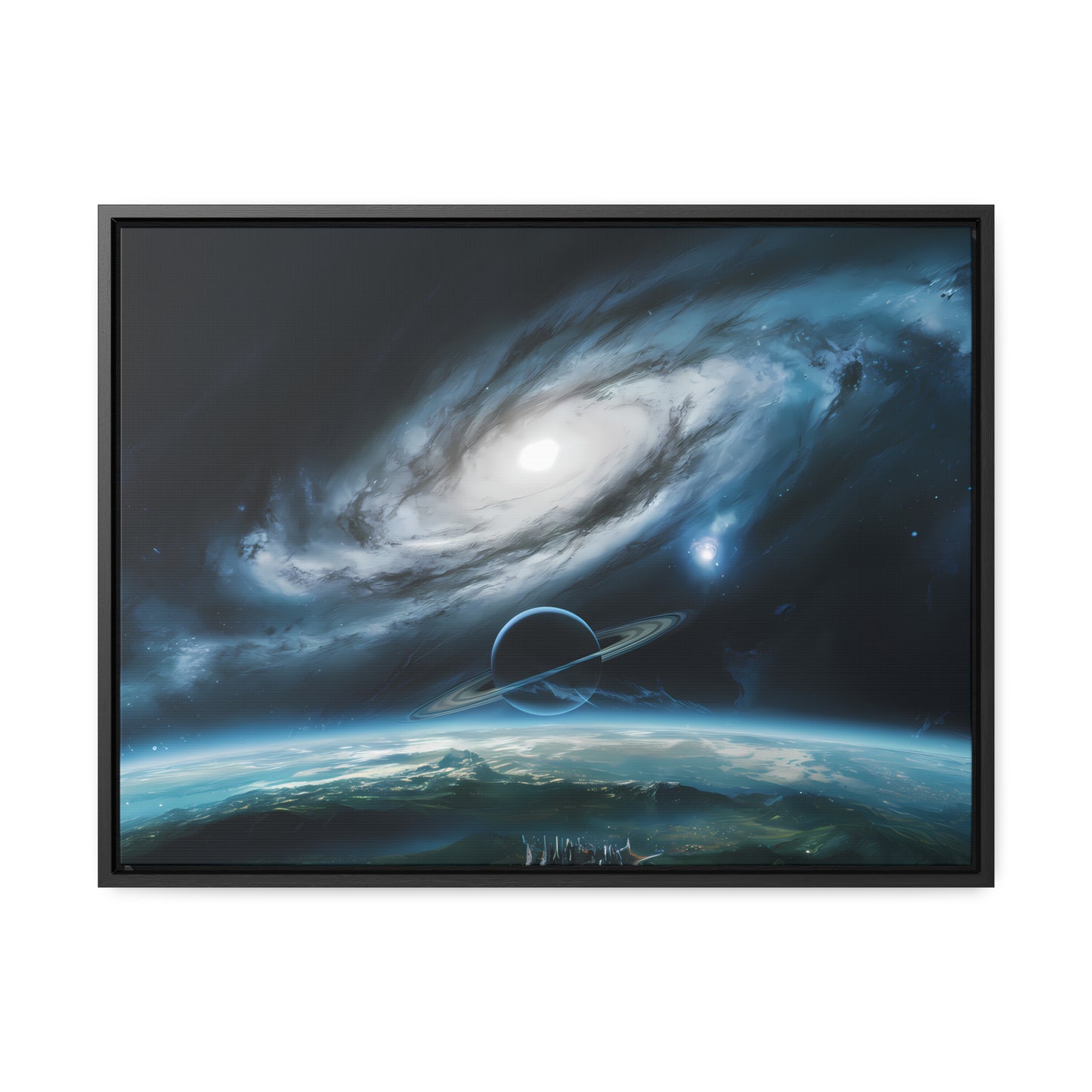 Celestial Spiral - Gallery Canvas Wraps, Horizontal Frame