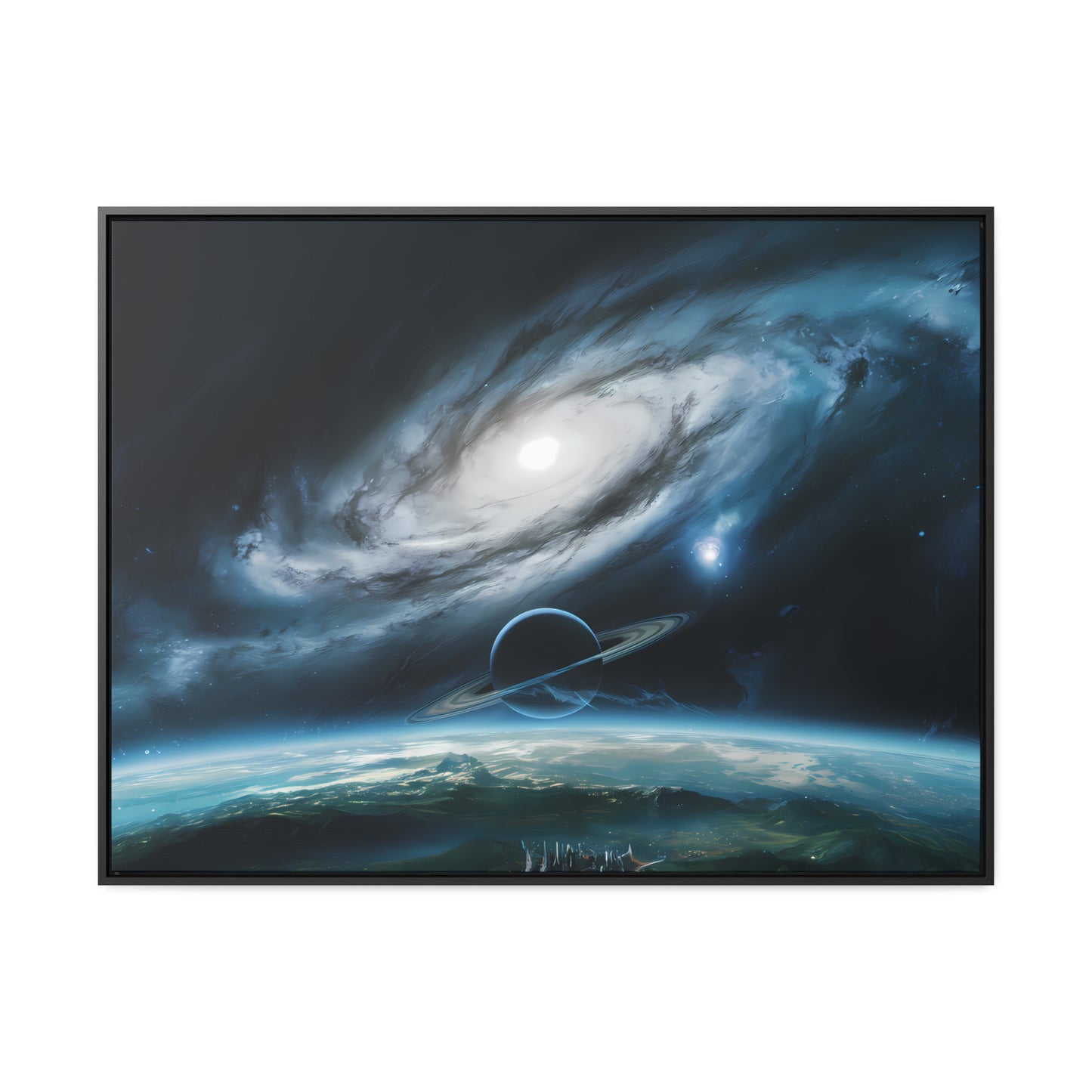 Celestial Spiral - Gallery Canvas Wraps, Horizontal Frame