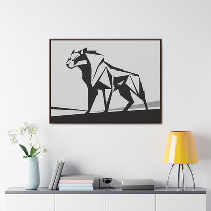 Geometric Beast - Gallery Canvas Wraps, Horizontal Frame