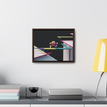 "Leaping Through Dimensions" - Gallery Canvas Wraps, Horizontal Frame