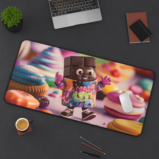 Cute Chocolate Bar - Desk Mat