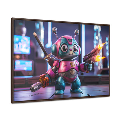 Robo-Samurai Defender - Gallery Canvas Wraps, Horizontal Frame