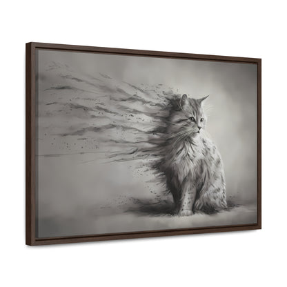 Ephemeral Whiskers - Gallery Canvas Wraps, Horizontal Frame