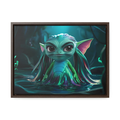 Guardian of the Enchanted Lagoon - Gallery Canvas Wraps, Horizontal Frame