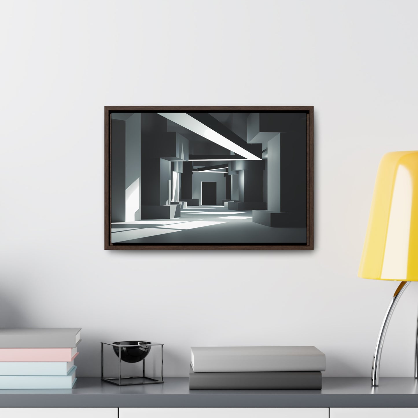 Echoes of Geometry - Gallery Canvas Wraps, Horizontal Frame