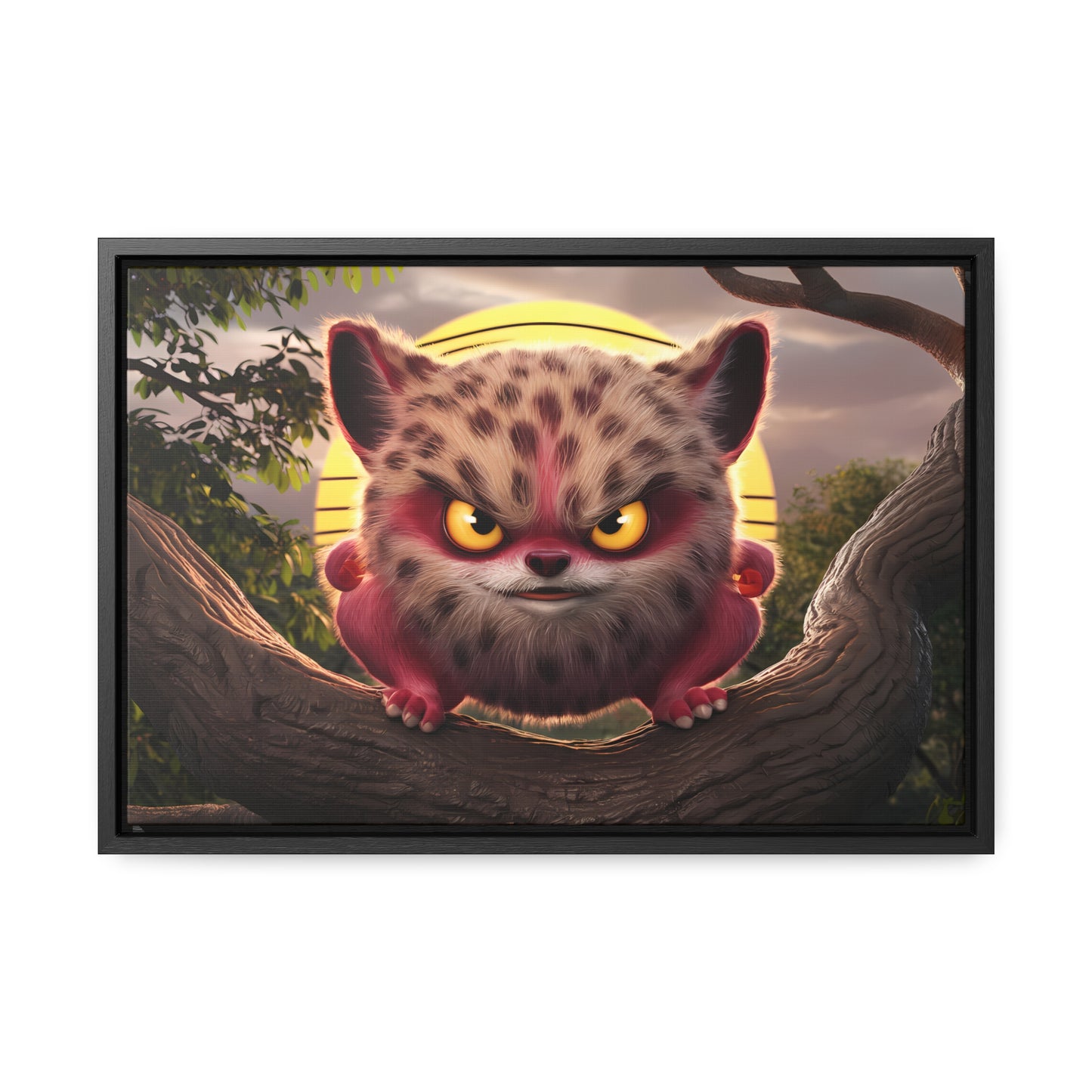 Guardian of the Sunset Forest - Gallery Canvas Wraps, Horizontal Frame