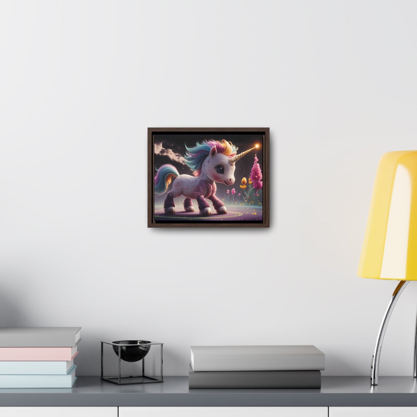 "Twilight Spark of the Enchanted Meadow" - Gallery Canvas Wraps, Horizontal Frame