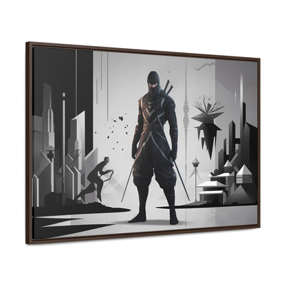 Shadowblade: The Silent Protector - Gallery Canvas Wraps, Horizontal Frame