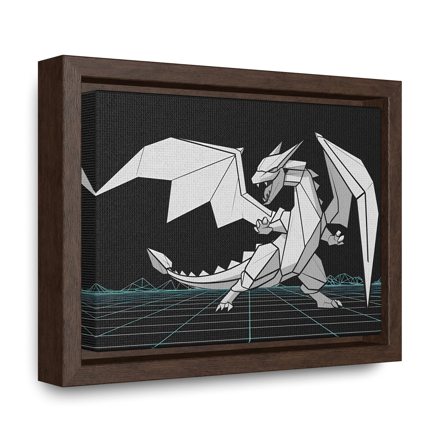 Cyber Dragon Unleashed - Gallery Canvas Wraps, Horizontal Frame