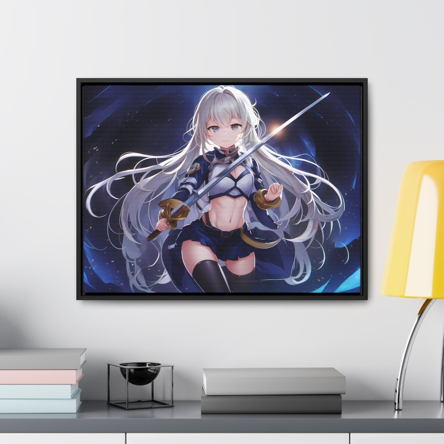 Blade of the Celestial Knight - Gallery Canvas Wraps, Horizontal Frame