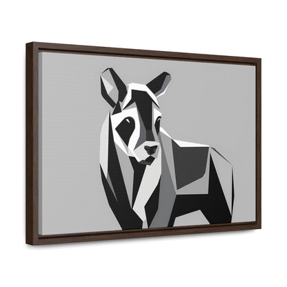 Monochrome Geometry - Gallery Canvas Wraps, Horizontal Frame