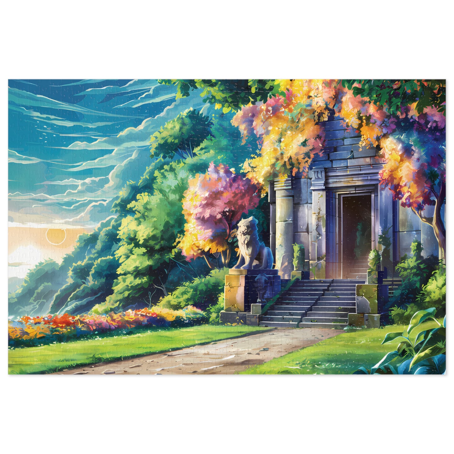 Anime Dungeon Entrance - Jigsaw Puzzle (30, 110, 252, 500,1000-Piece)