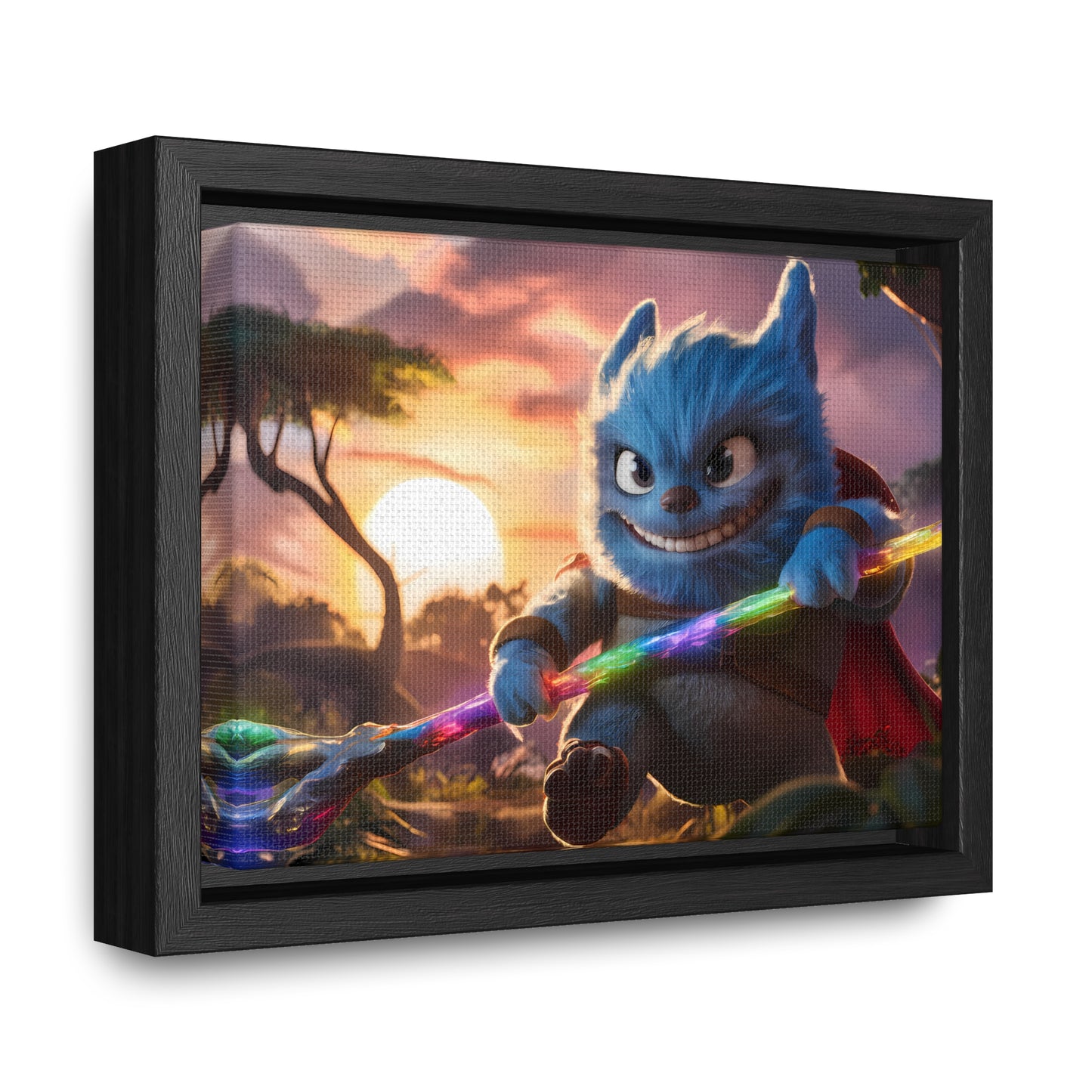 Guardian of the Enchanted Forest - Gallery Canvas Wraps, Horizontal Frame