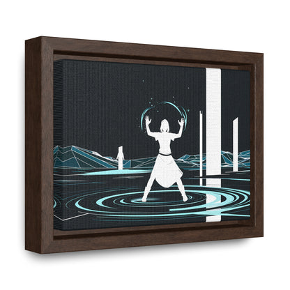 Resonance of the Void - Gallery Canvas Wraps, Horizontal Frame