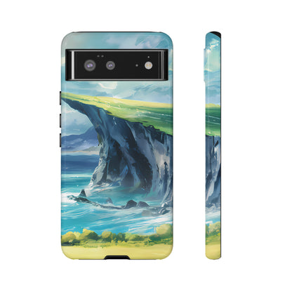 Anime Cliff by the Sea - Smartphone Tough Cases