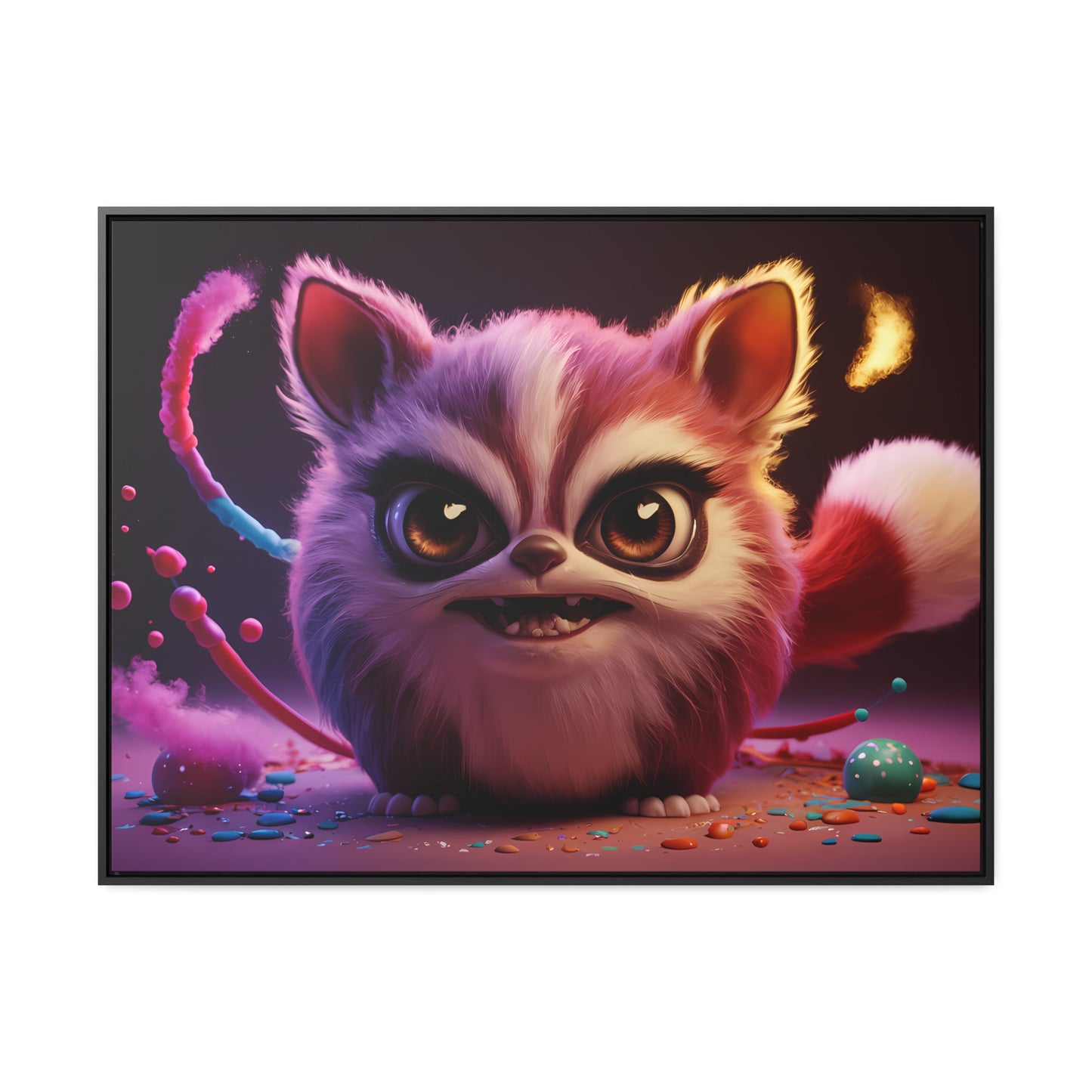 Cosmic Candy Critter - Gallery Canvas Wraps, Horizontal Frame