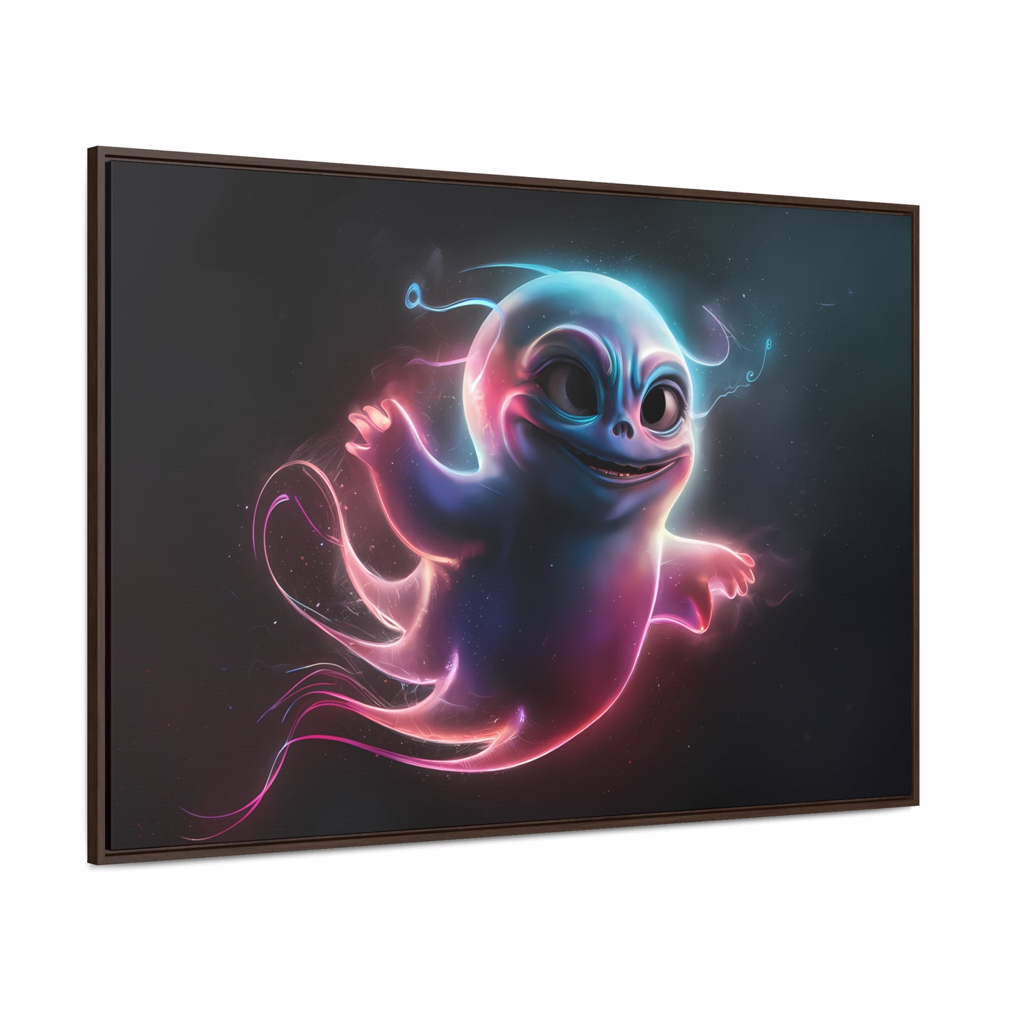 Neon Ghostling - Gallery Canvas Wraps, Horizontal Frame