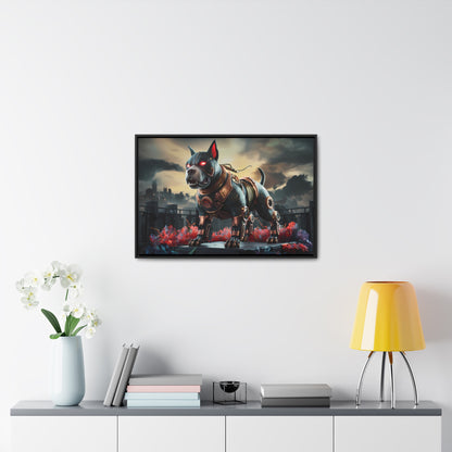 Cyberhound Sentinel - Gallery Canvas Wraps, Horizontal Frame