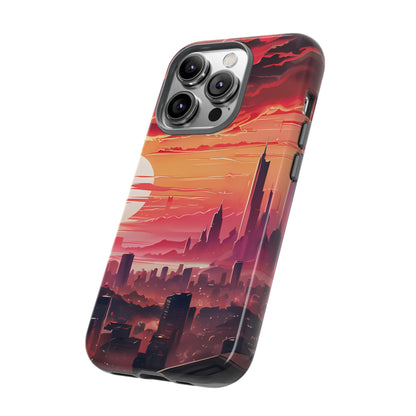 Anime City at Dawn - Smartphone Tough Cases