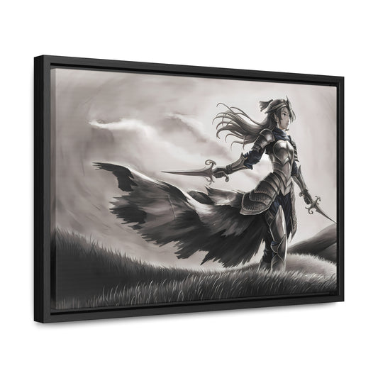 Guardian of the Windswept Plains - Gallery Canvas Wraps, Horizontal Frame