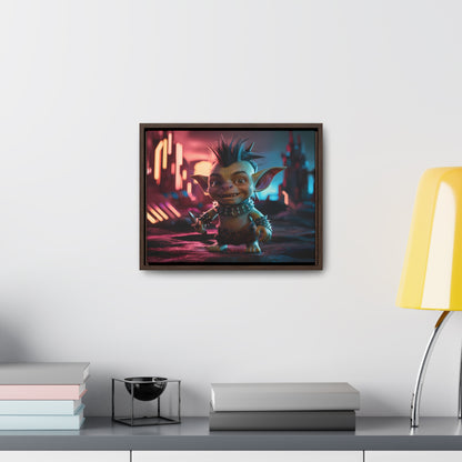 Goblin of the Neon Wastelands - Gallery Canvas Wraps, Horizontal Frame