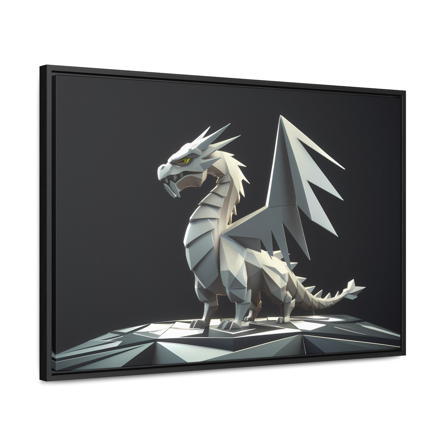 The Silver Sentinel - Gallery Canvas Wraps, Horizontal Frame