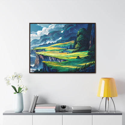 Edge of the Wild Coast - Gallery Canvas Wraps, Horizontal Frame