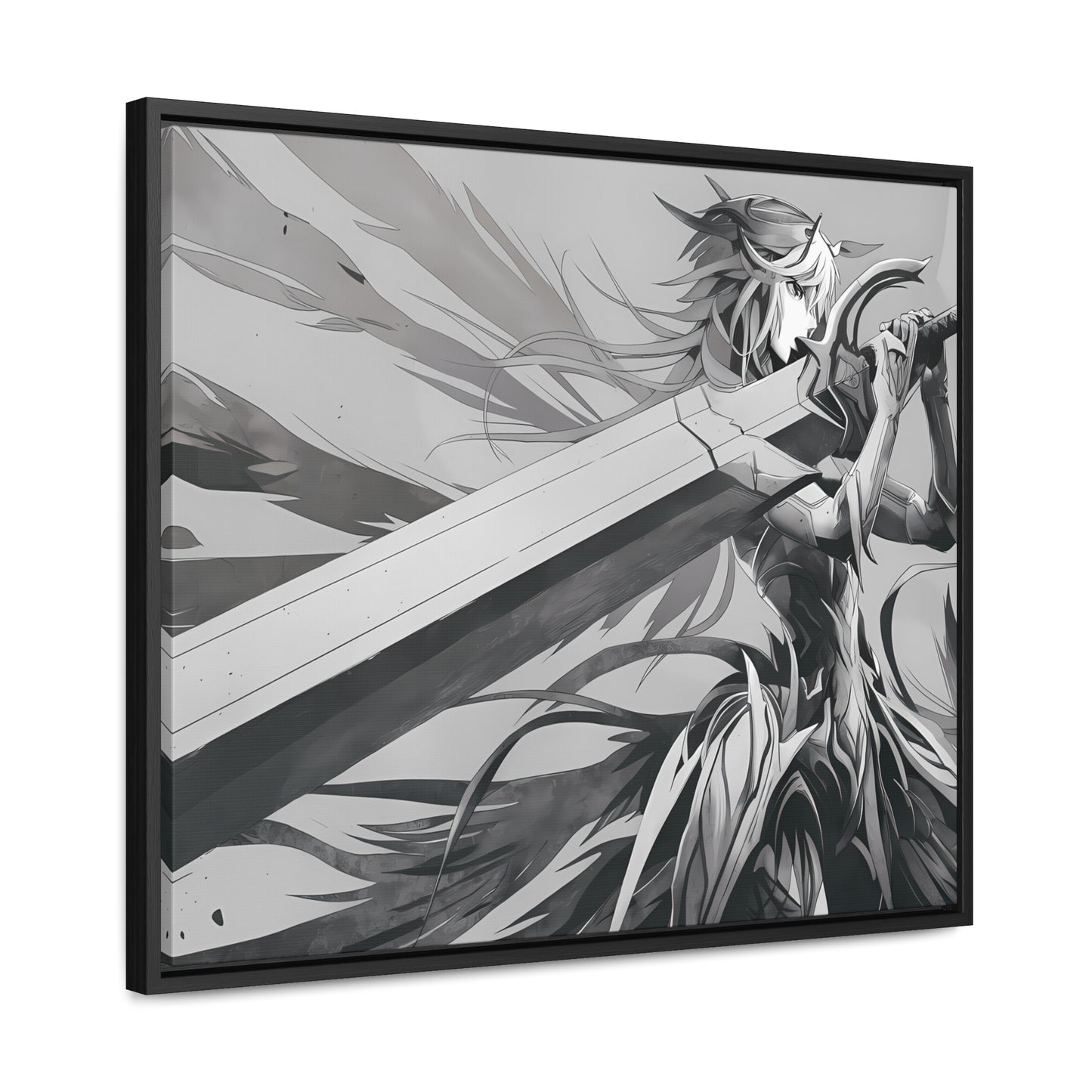 Eclipse of the Blade - Gallery Canvas Wraps, Horizontal Frame