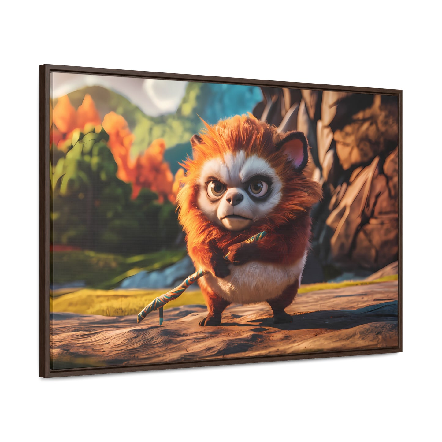 Guardian of the Enchanted Forest - Gallery Canvas Wraps, Horizontal Frame