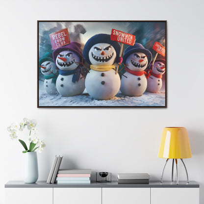 Frosty Revolt - Gallery Canvas Wraps, Horizontal Frame