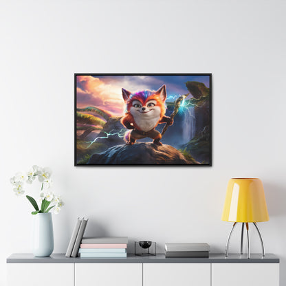 Guardian of the Mystic Grove - Gallery Canvas Wraps, Horizontal Frame