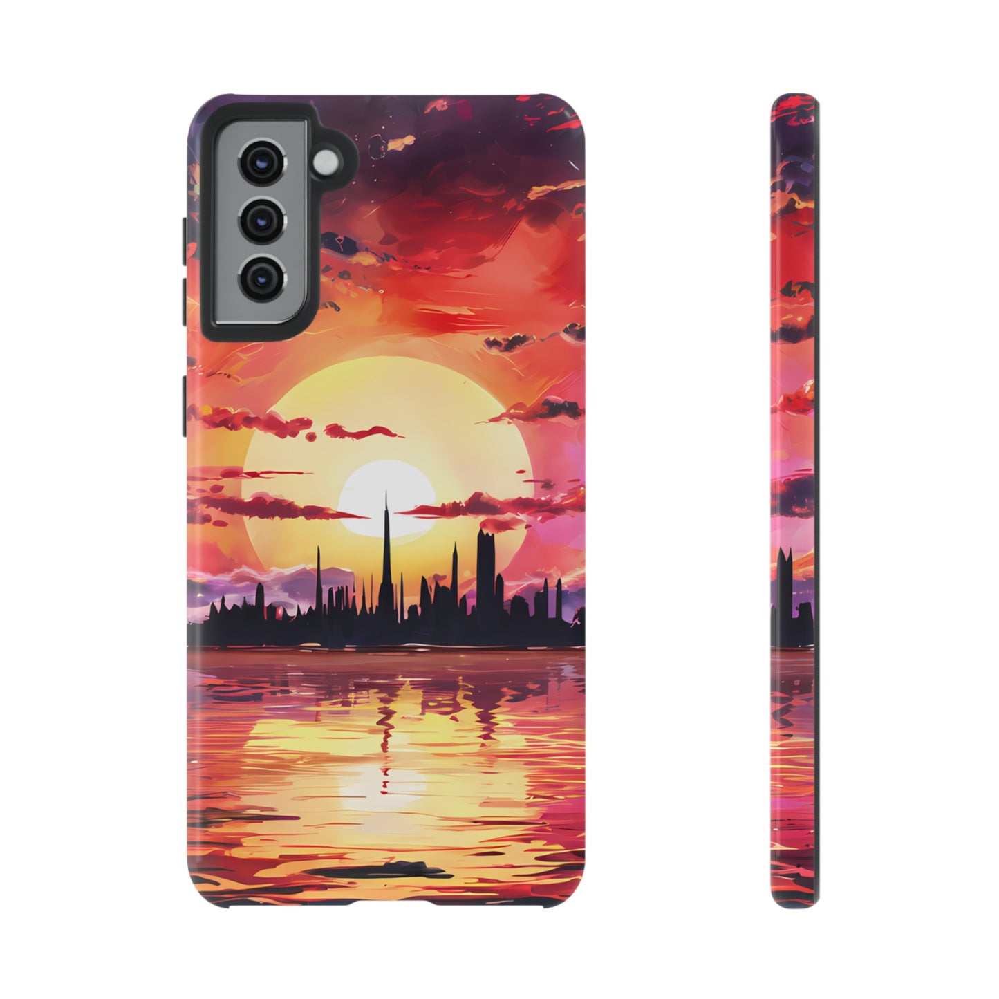 Anime Island City - Smartphone Tough Cases